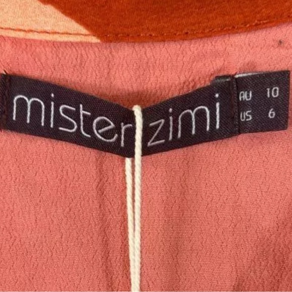 Mister Zimi Midi Dress Olivia Dress in Fire Bloom Floral Sise 6 New with tags - Picture 6 of 6